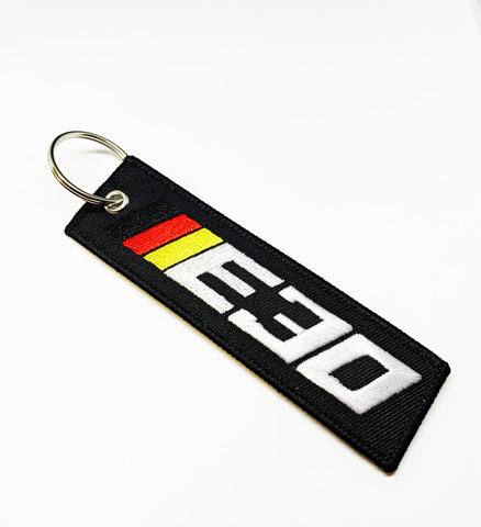 E30 KEY TAG GERMAN COLORS