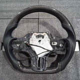 (PREORDER) G8X G2X FULL CARBON FIBER STEERING WHEEL , SIDE PERFORATED LEATHER , HEATED