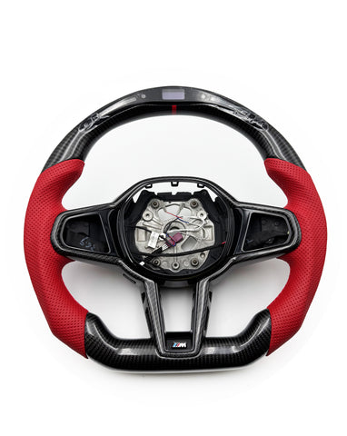 BMW G80 G82 LCI STEERING WHEEL LED (FIONA RED )