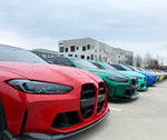 BMW G82/G80 /G83 CSL STYLE LIP CARBON FIBER , HIGH GLOSS.