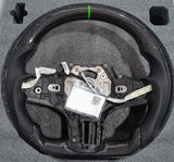 (PREORDER) G8X G2X FULL CARBON FIBER STEERING WHEEL , SIDE PERFORATED LEATHER , HEATED