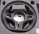 (PREORDER) G8X G2X FULL CARBON FIBER STEERING WHEEL , SIDE PERFORATED LEATHER , HEATED