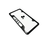 4 X 4 (METAL) LICENSE PLATE FRAME, WITH (FREE AIR FRESHNER)