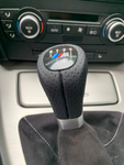 E46 E90 E92 Manual Gear Shift Knob 6 Speed .P.U Leather for all BMW e46, E92 E82