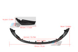 BMW G82/G80 /G83 CSL STYLE LIP CARBON FIBER , HIGH GLOSS.