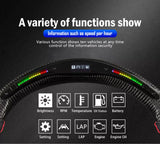 F Chassis Steering Wheels ( CARFON FIBER LED WITH LEATHER) M SPORTS ONLY