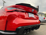 BMW G82 G80 G83 PERFORMANCE STYLE REAR DIFFUSER IN DRY PRE PREG CARBON FIBER