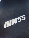 N55 METAL BADGE NO COLORS ( ALLUMINUM)