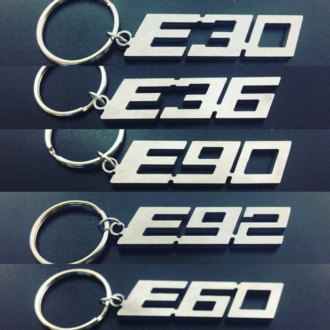BMW E CHASSIS KEY CHAINS for BIMMERS