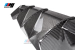 BMW G82 G80 G83 PERFORMANCE STYLE REAR DIFFUSER IN DRY PRE PREG CARBON FIBER