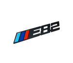 E82 METAL BADGE( BLACK)  M COLORS