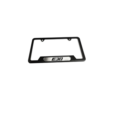 E30 (METAL) License Plate Frame ( CF)