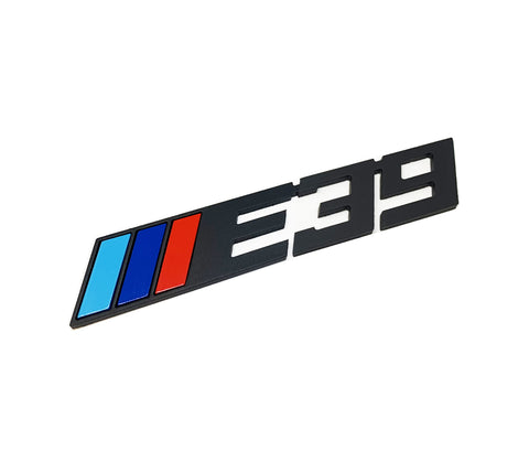 E39 METAL BADGE ( BLACK ) M COLORS