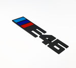 E46 Metal Badge ( Black)