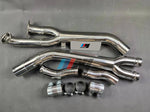 BMW G80 G82 G83 Single Mid-Pipes. Resonator delete. MIDPIPES.