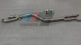BMW G80 G82 G83 Single Mid-Pipes. Resonator delete. MIDPIPES.