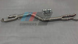 BMW G80 G82 G83 Single Mid-Pipes. Resonator delete. MIDPIPES.