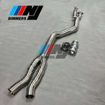 BMW G80 G82 G83 Single Mid-Pipes. Resonator delete. MIDPIPES.