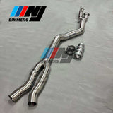 BMW G80 G82 G83 Single Mid-Pipes. Resonator delete. MIDPIPES.