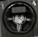 BMW F CHASSIS STEERING WHEEL TRIM( CARBON FIBER)