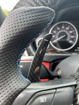 F CHASSIS STEERING WHEEL PADDLE SHIFTERS GLOSS CARBON FIBER ( SET)