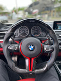 F8X F3X F2X F30 F32 F80 F82 Chassis Steering Wheels ( CARFON FIBER LED WITH LEATHER) M SPORTS ONLY