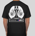 ///N54 TWIN TURBO T SHIRT ( colored N54)