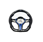 F Chassis Steering Wheels ( CARFON FIBER LED WITH LEATHER) M SPORTS ONLY